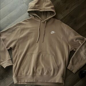 Nike Men's Tan Hoodie